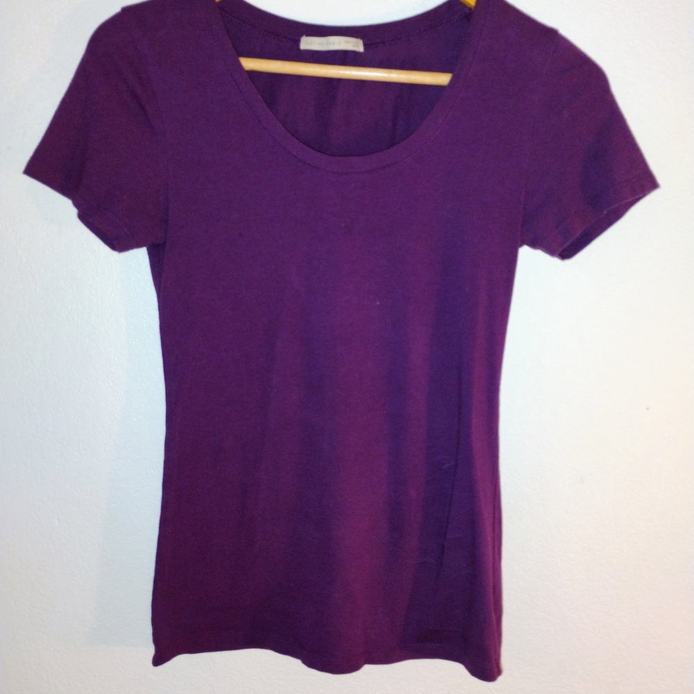 Active Basic Kids Short Sleeve Tee - Deep Purple
